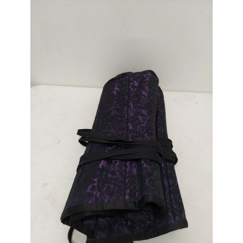 Corset Story Purple Brocade Satin Overbust, Spiral Steel Boned Corset, Waist 36" - Picture 3 of 12
